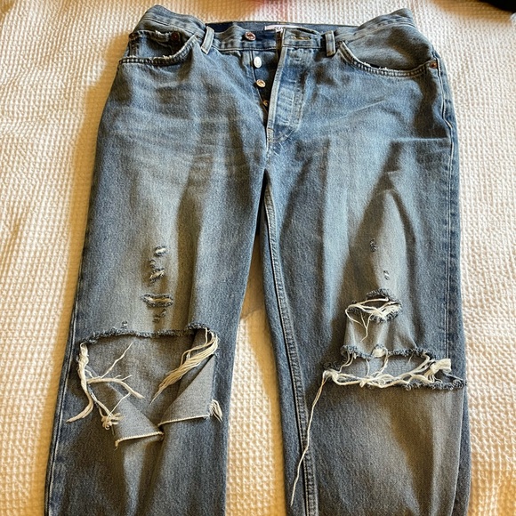 Redone jeans - size 28. Barely worn! - Picture 6 of 7